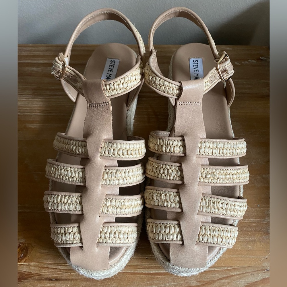 Steve Madden women's Marlin Espadrille Fisherman Sandals size 9